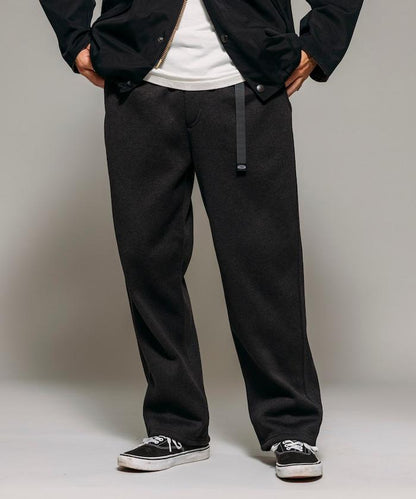 寬鬆版型針織抓絨攀巖褲