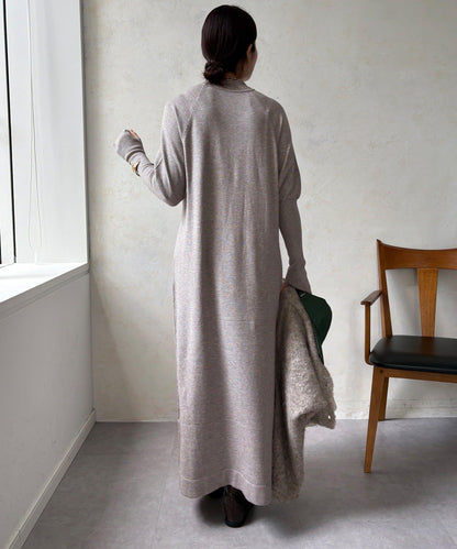 針織開衫+針織連衣裙套裝