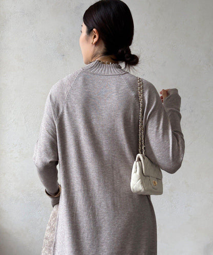 針織開衫+針織連衣裙套裝