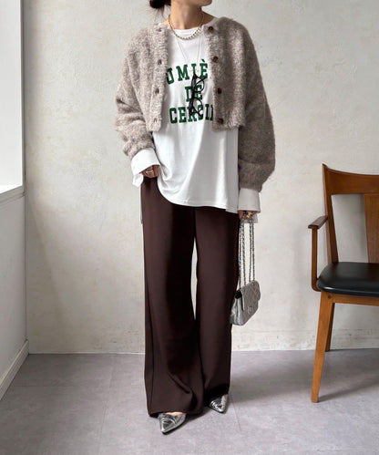 針織開衫+針織連衣裙套裝