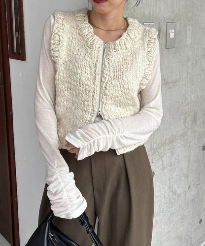 【CAPRICIEUX LE'MAGE】手工編織背心