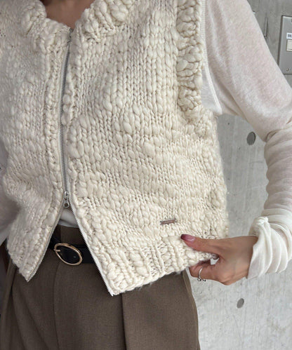 【CAPRICIEUX LE'MAGE】手工編織背心