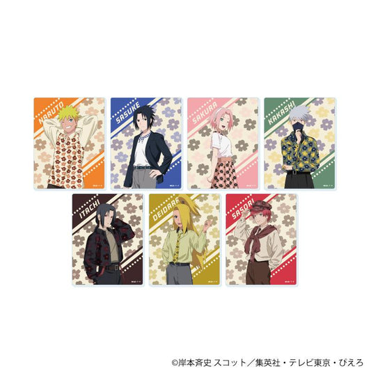 《火影忍者》疾風傳 迷你亞克力板06/新復古版 全套（共7種）（全新繪製插畫）【全套/7個裝】