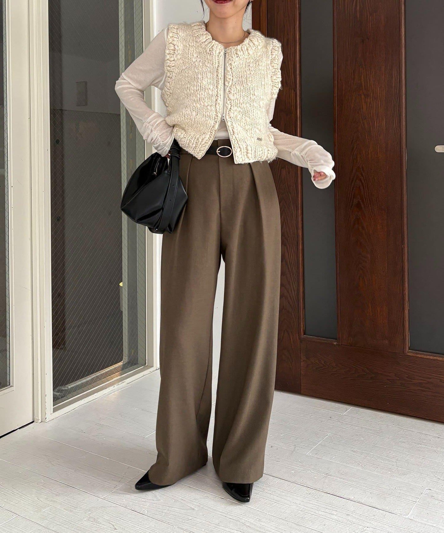 【CAPRICIEUX LE'MAGE】手工編織背心