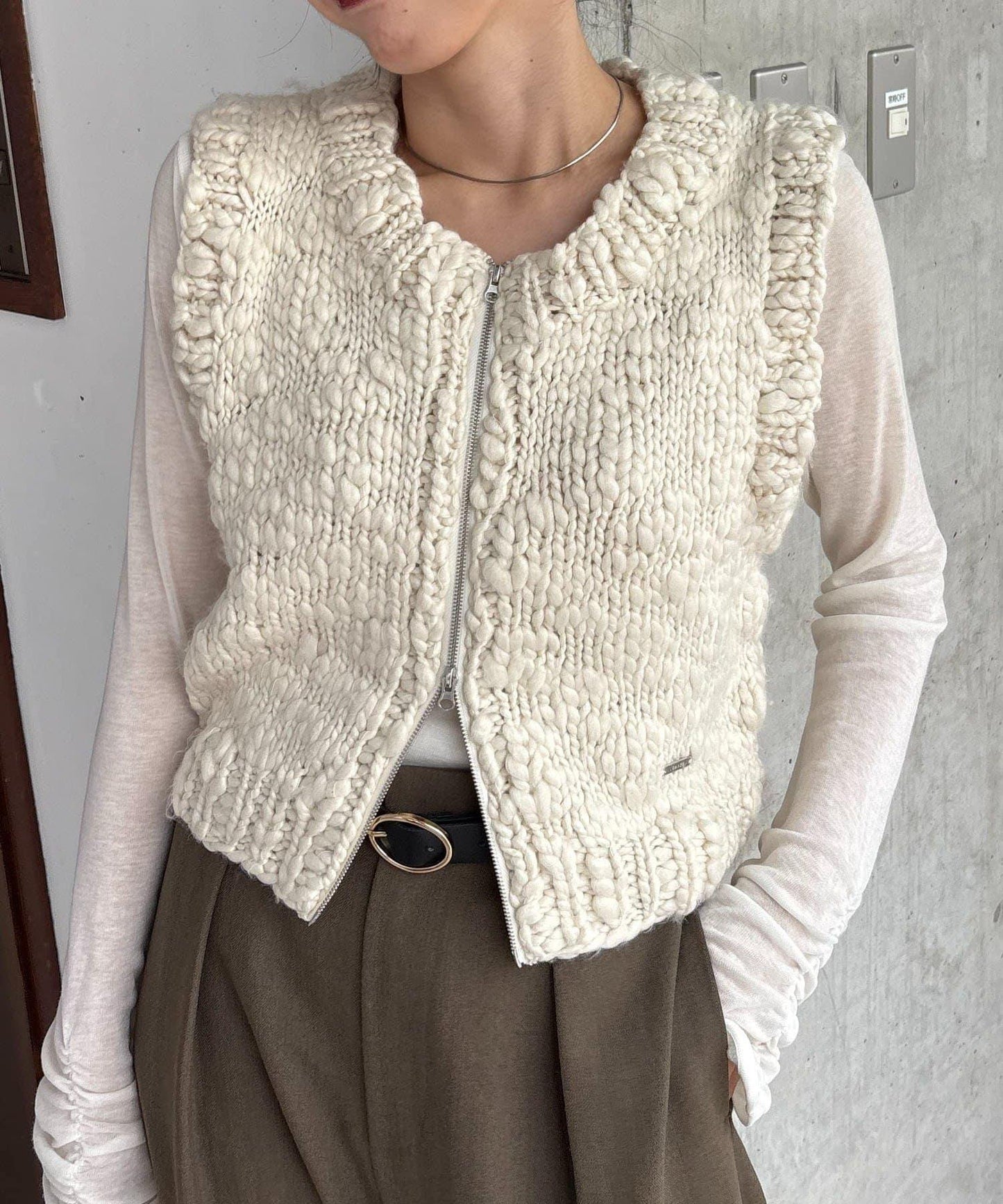 【CAPRICIEUX LE'MAGE】手工編織背心