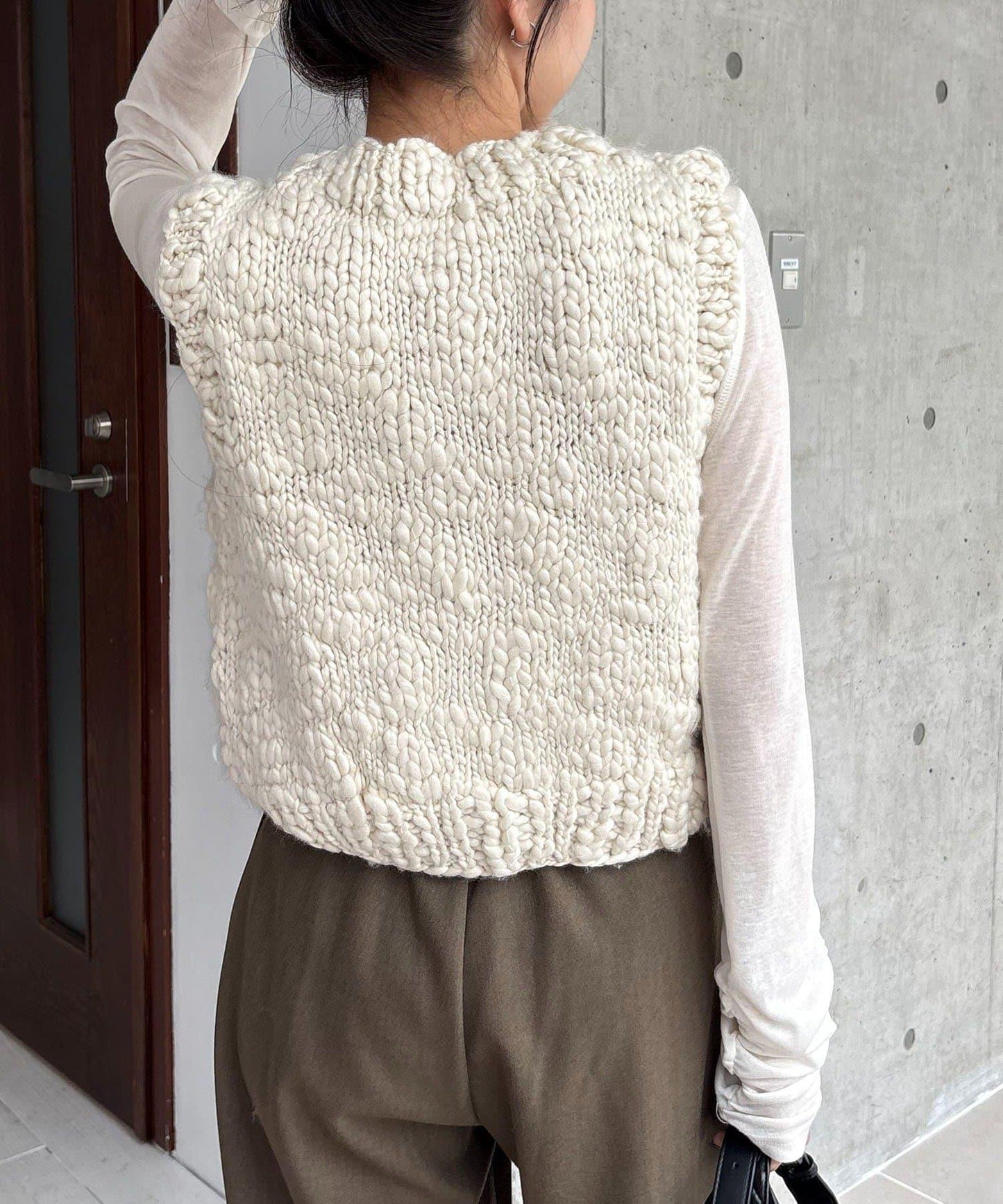 【CAPRICIEUX LE'MAGE】手工編織背心