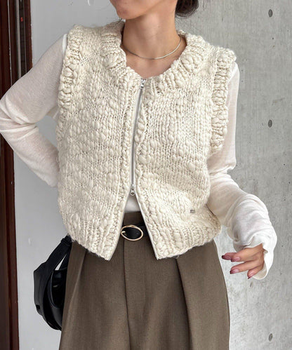 【CAPRICIEUX LE'MAGE】手工編織背心