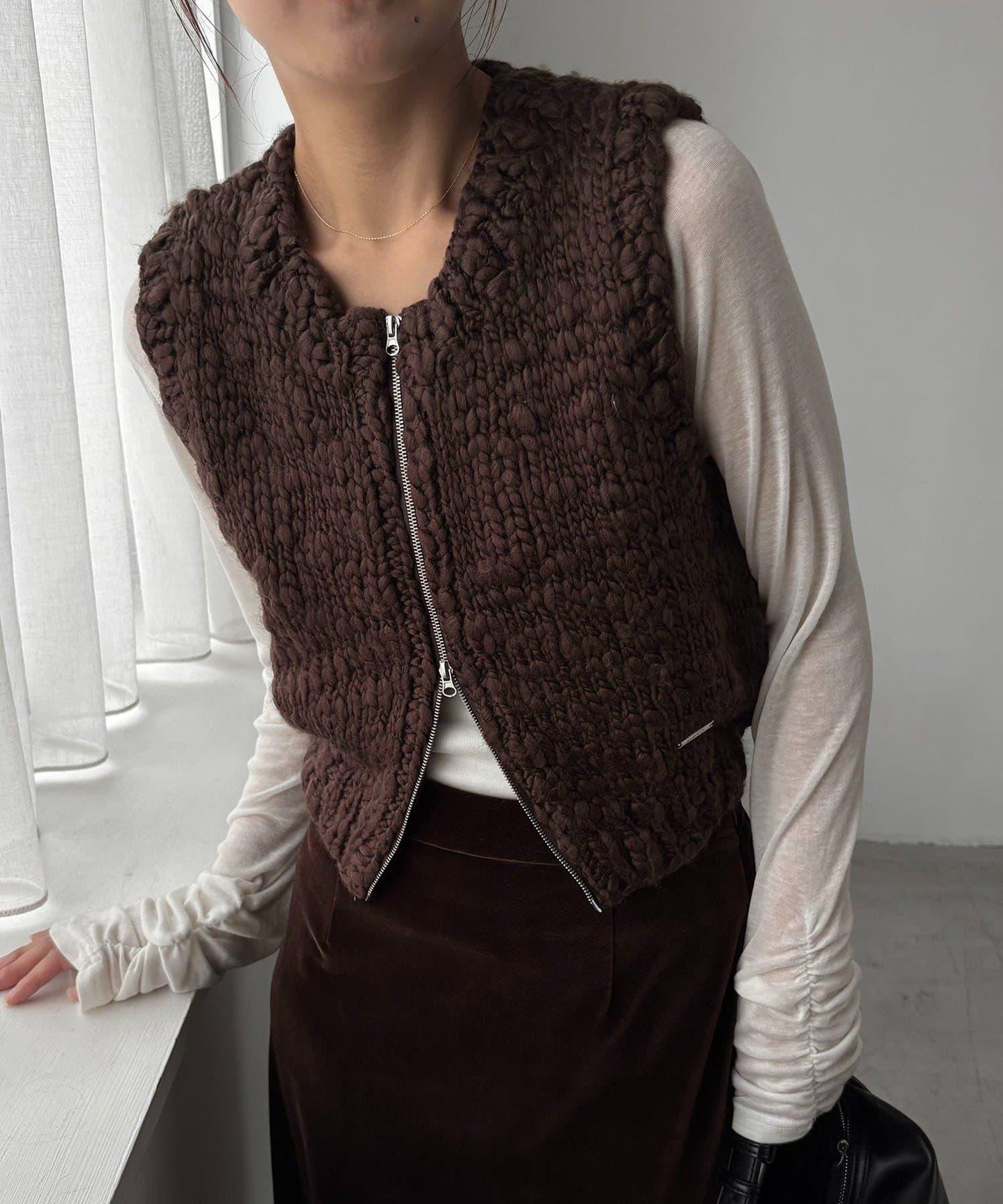 【CAPRICIEUX LE'MAGE】手工編織背心