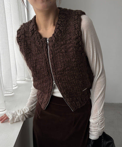 【CAPRICIEUX LE'MAGE】手工編織背心