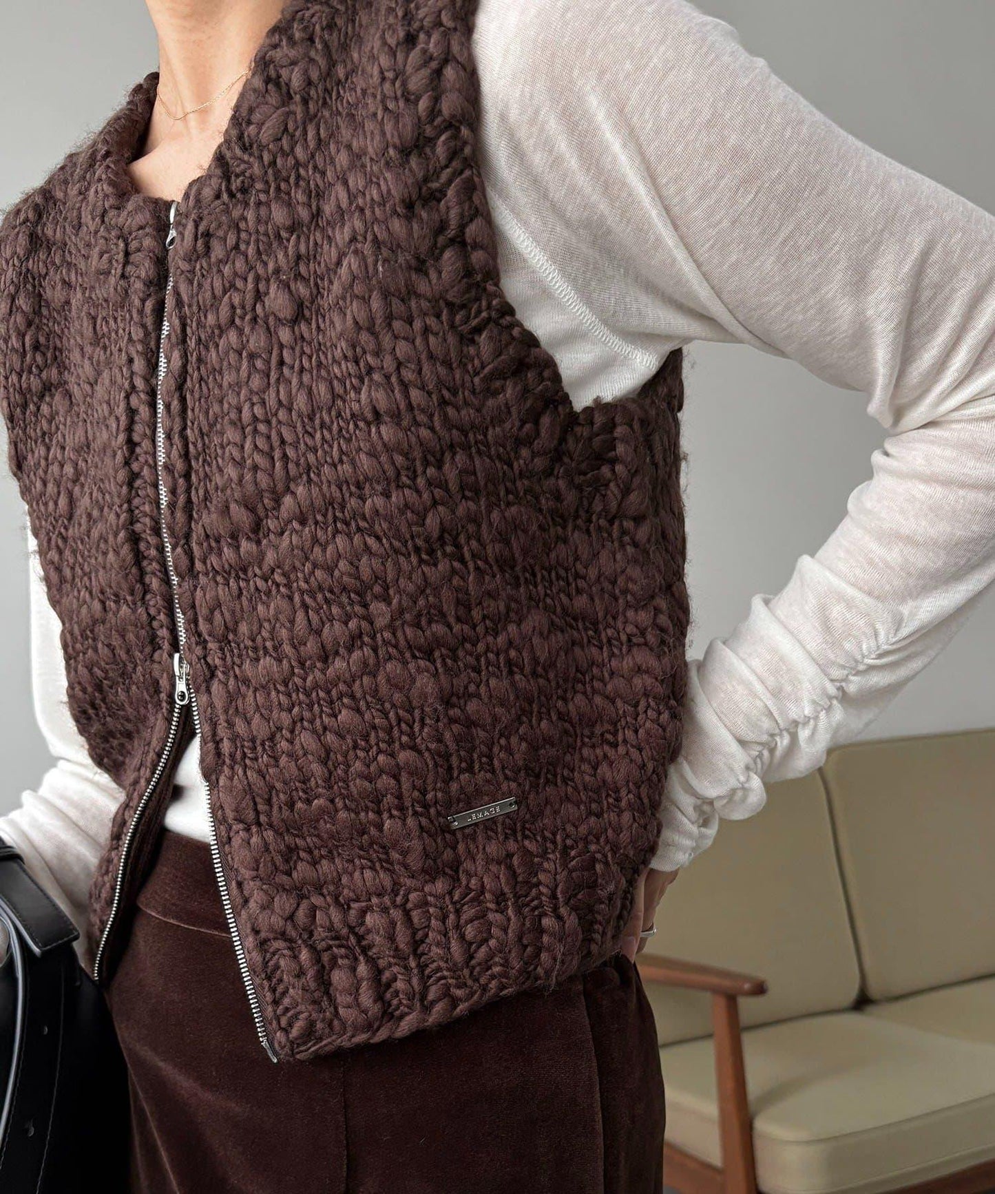 【CAPRICIEUX LE'MAGE】手工編織背心