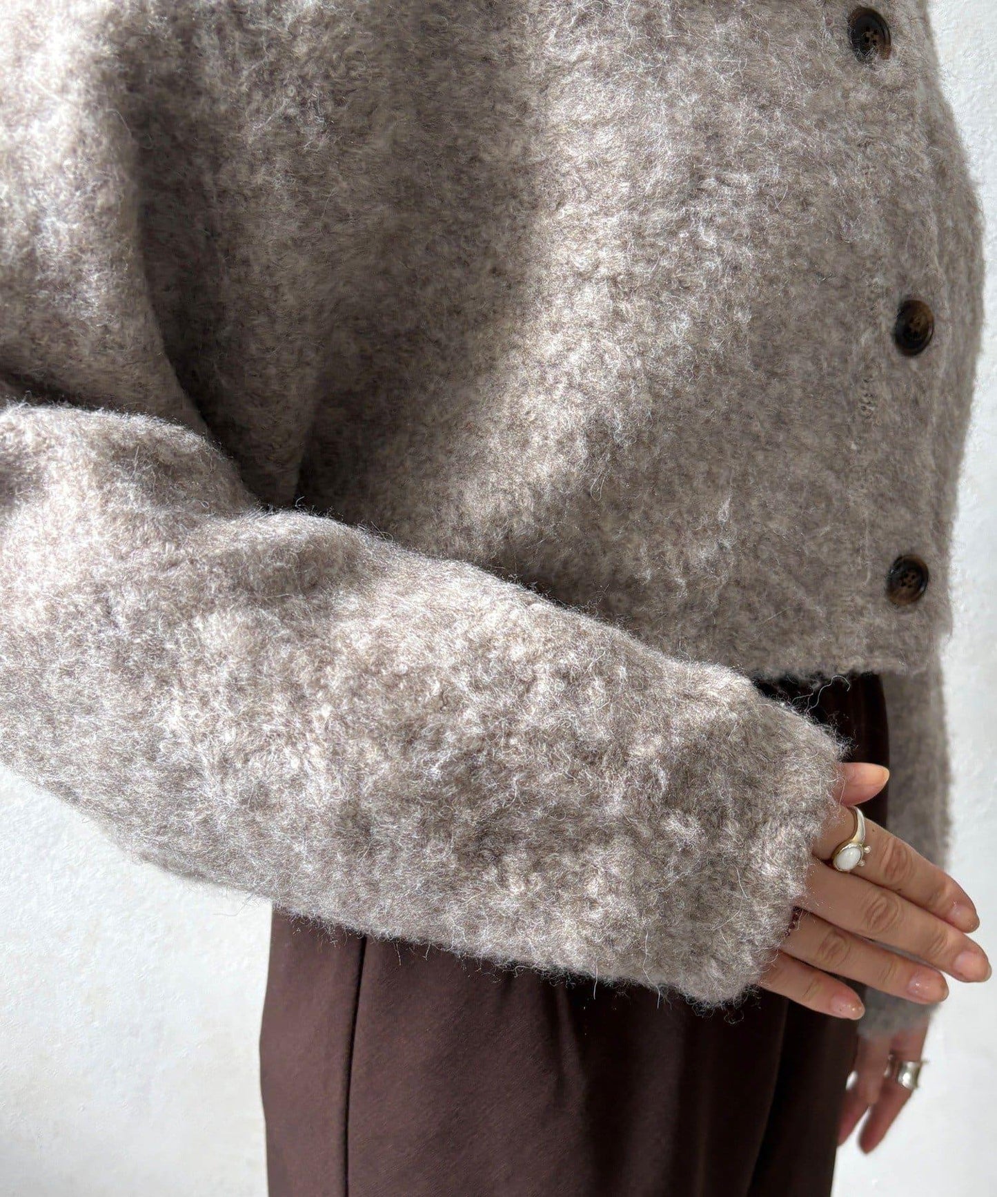 針織開衫+針織連衣裙套裝