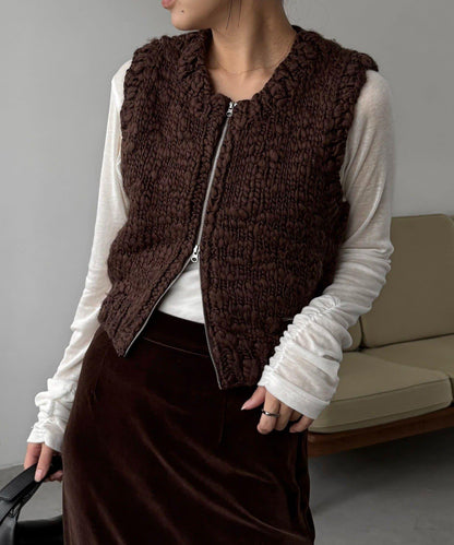 【CAPRICIEUX LE'MAGE】手工編織背心