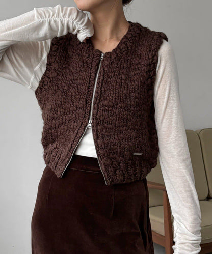 【CAPRICIEUX LE'MAGE】手工編織背心