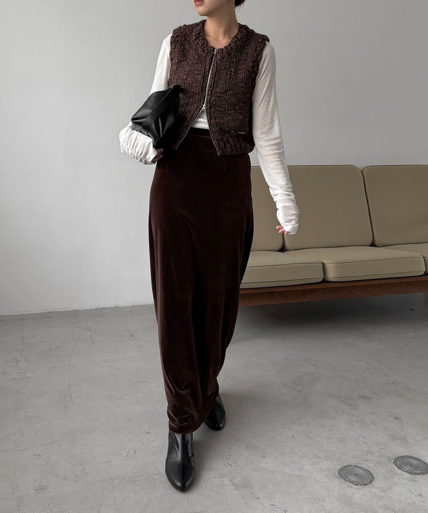 【CAPRICIEUX LE'MAGE】手工編織背心