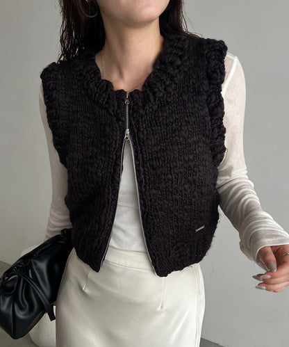 【CAPRICIEUX LE'MAGE】手工編織背心