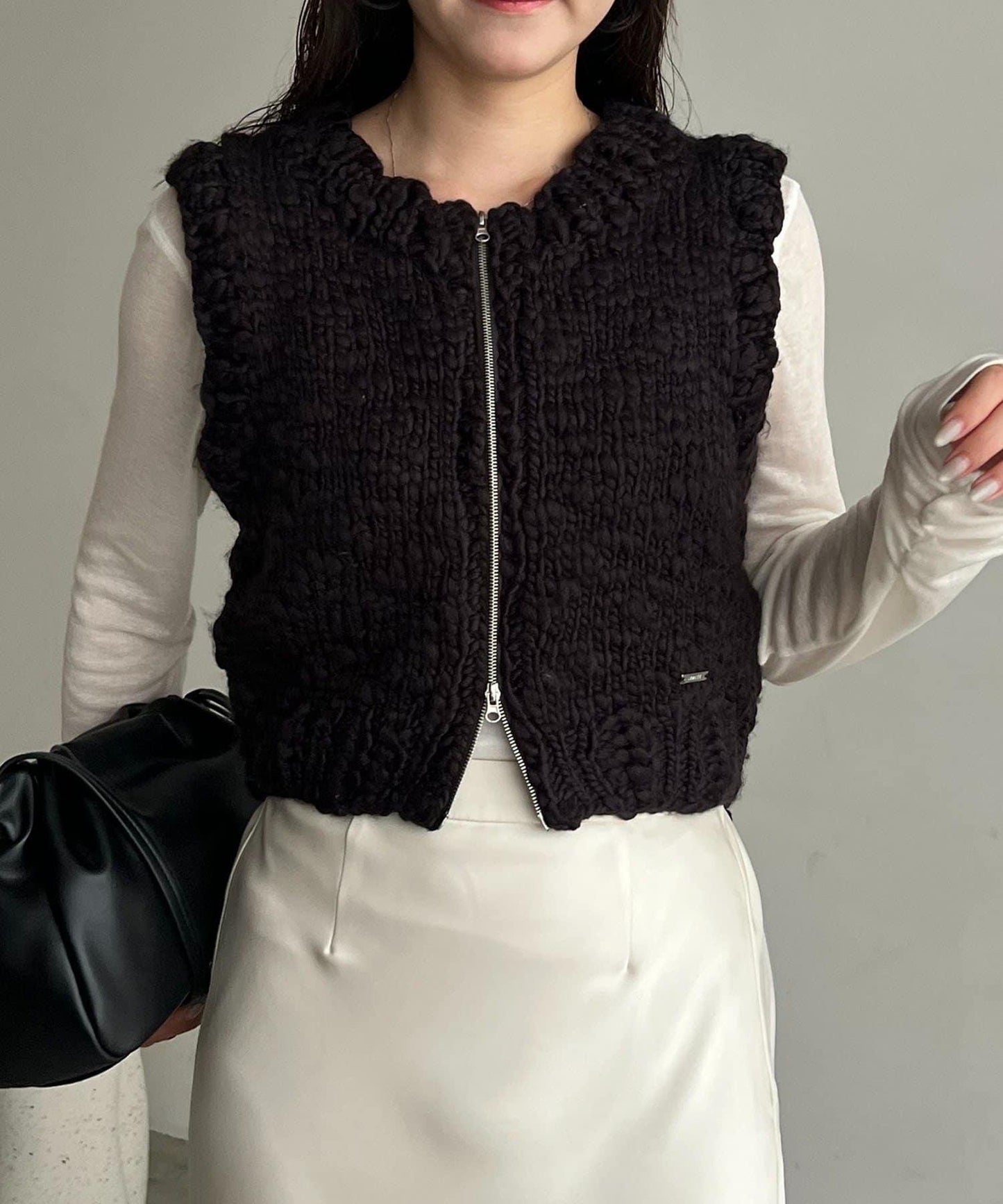 【CAPRICIEUX LE'MAGE】手工編織背心