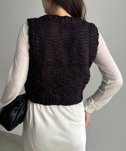 【CAPRICIEUX LE'MAGE】手工編織背心