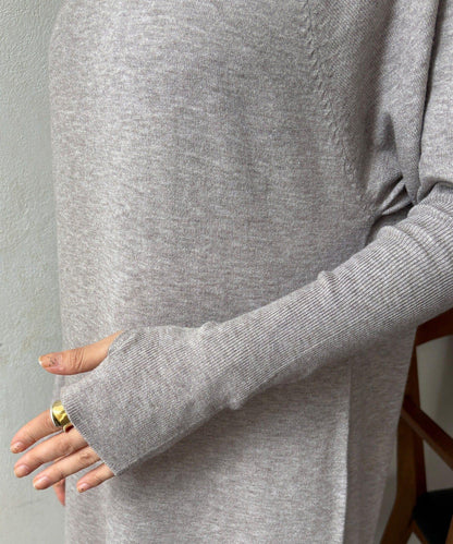 針織開衫+針織連衣裙套裝