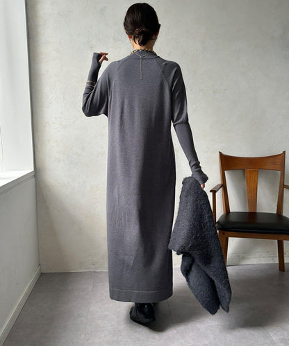 針織開衫+針織連衣裙套裝