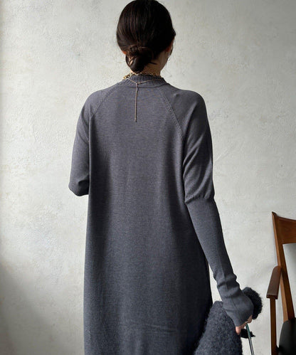 針織開衫+針織連衣裙套裝