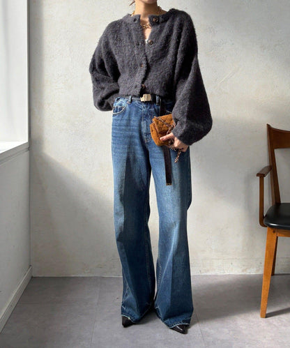 針織開衫+針織連衣裙套裝