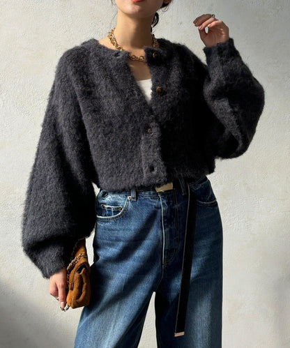 針織開衫+針織連衣裙套裝