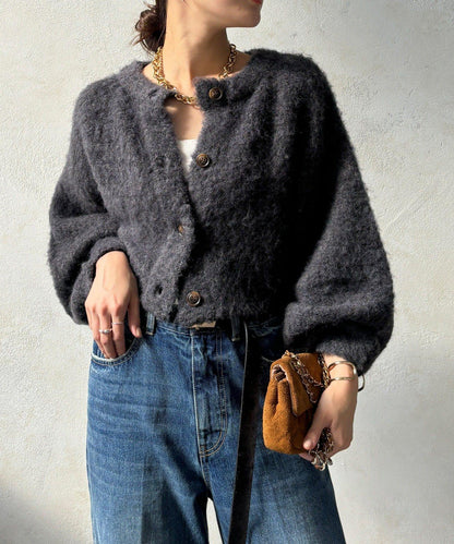 針織開衫+針織連衣裙套裝