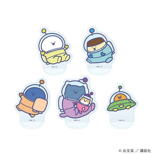 《文具醬》亞克力迷你立牌25/宇宙探險版 全套（共5款）（全新繪製插畫）【BOX/5個裝】