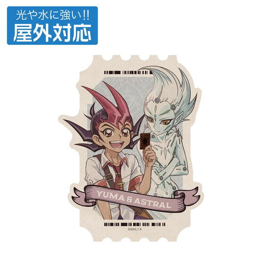 遊戲王ZEXAL_新繪 九十九遊馬&阿斯特拉爾 戶外適用貼紙 休閒模式決鬥者Ver.