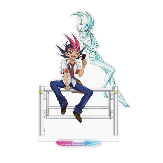 遊戲王ZEXAL_新繪 九十九遊馬&阿斯特拉爾 亞克力立牌（大號）休閒模式決鬥者Ver.