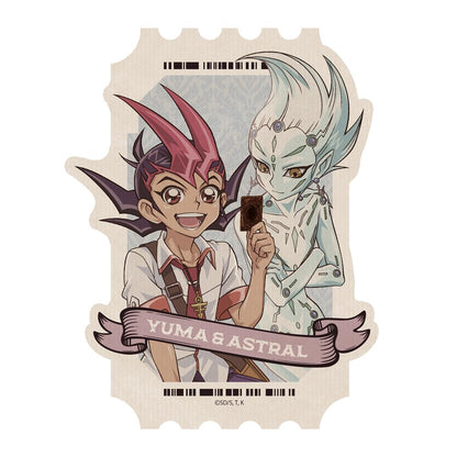 遊戲王ZEXAL_新繪 九十九遊馬&阿斯特拉爾 戶外適用貼紙 休閒模式決鬥者Ver.