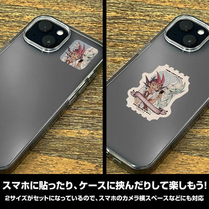 遊戲王ZEXAL 繪製版 九十九遊馬&阿斯特爾 迷你貼紙套裝 休閒模式決鬥者Ver.