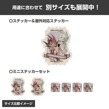 遊戲王ZEXAL 繪製版 九十九遊馬&阿斯特爾 迷你貼紙套裝 休閒模式決鬥者Ver.