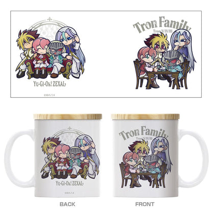 遊戲王ZEXAL 特朗一家 帶蓋全綵馬克杯 歡談Ver.
