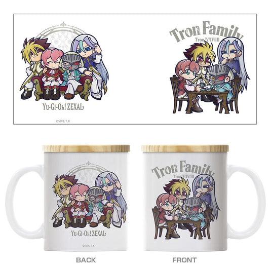 遊戲王ZEXAL 特朗一家 帶蓋全綵馬克杯 歡談Ver.