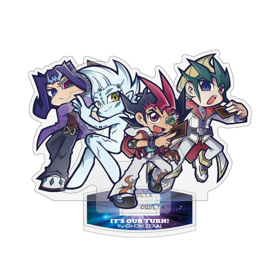 遊戲王ZEXAL 遊馬&阿斯特拉爾&凌牙&卡伊特「我們的回合！」亞克力立牌