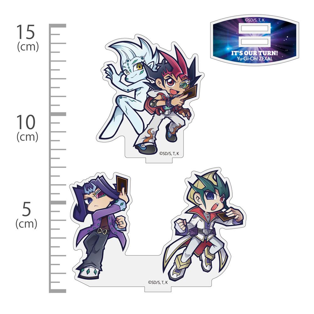 遊戲王ZEXAL 遊馬&阿斯特拉爾&凌牙&卡伊特「我們的回合！」亞克力立牌