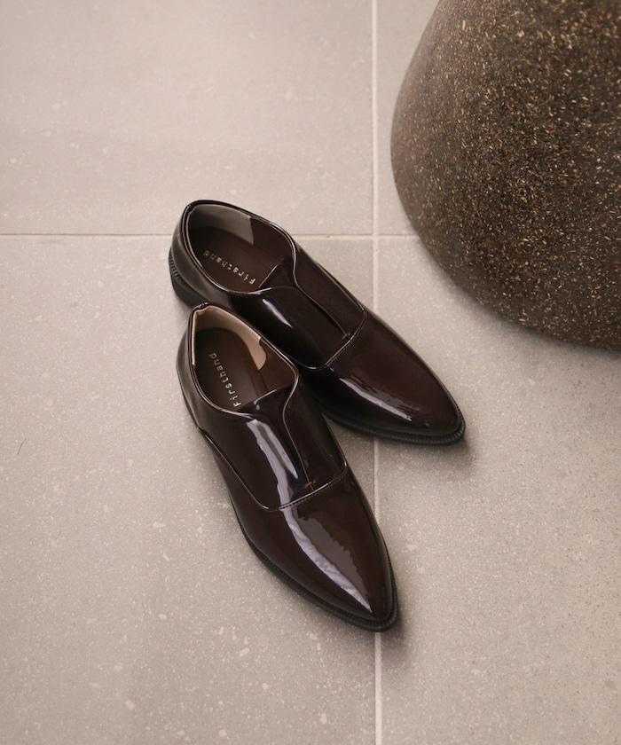 漆皮樂福鞋（22.5～24.5cm尺碼可選）