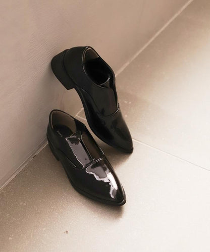 漆皮樂福鞋（22.5～24.5cm尺碼可選）