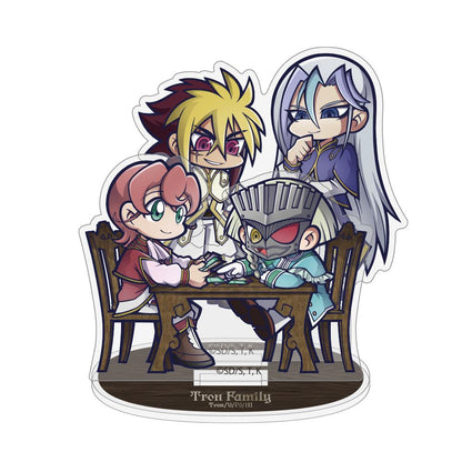 遊戲王ZEXAL 特隆一家 亞克力立牌 歡談Ver.