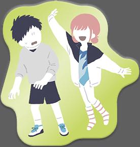 《青之箱》徽章／豬股大喜&蝶野雛 休閒調色