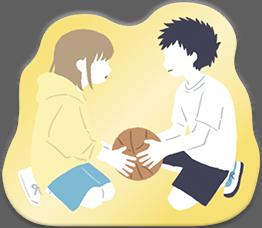 《青之箱》_徽章／豬股大喜&鹿野千夏 A 休閒調色