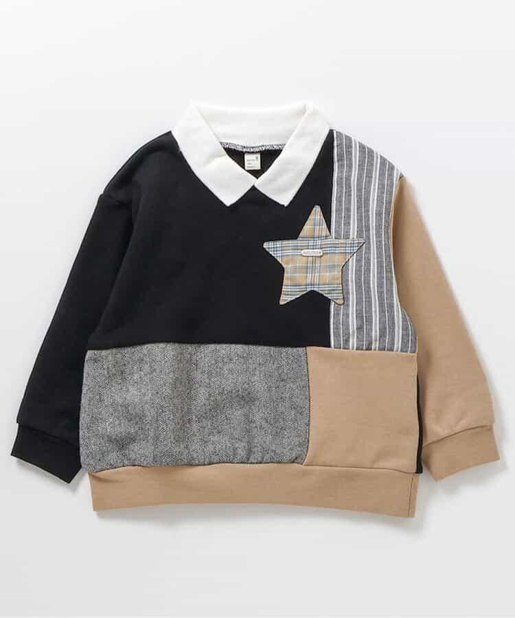 帶領星星貼布衛衣
