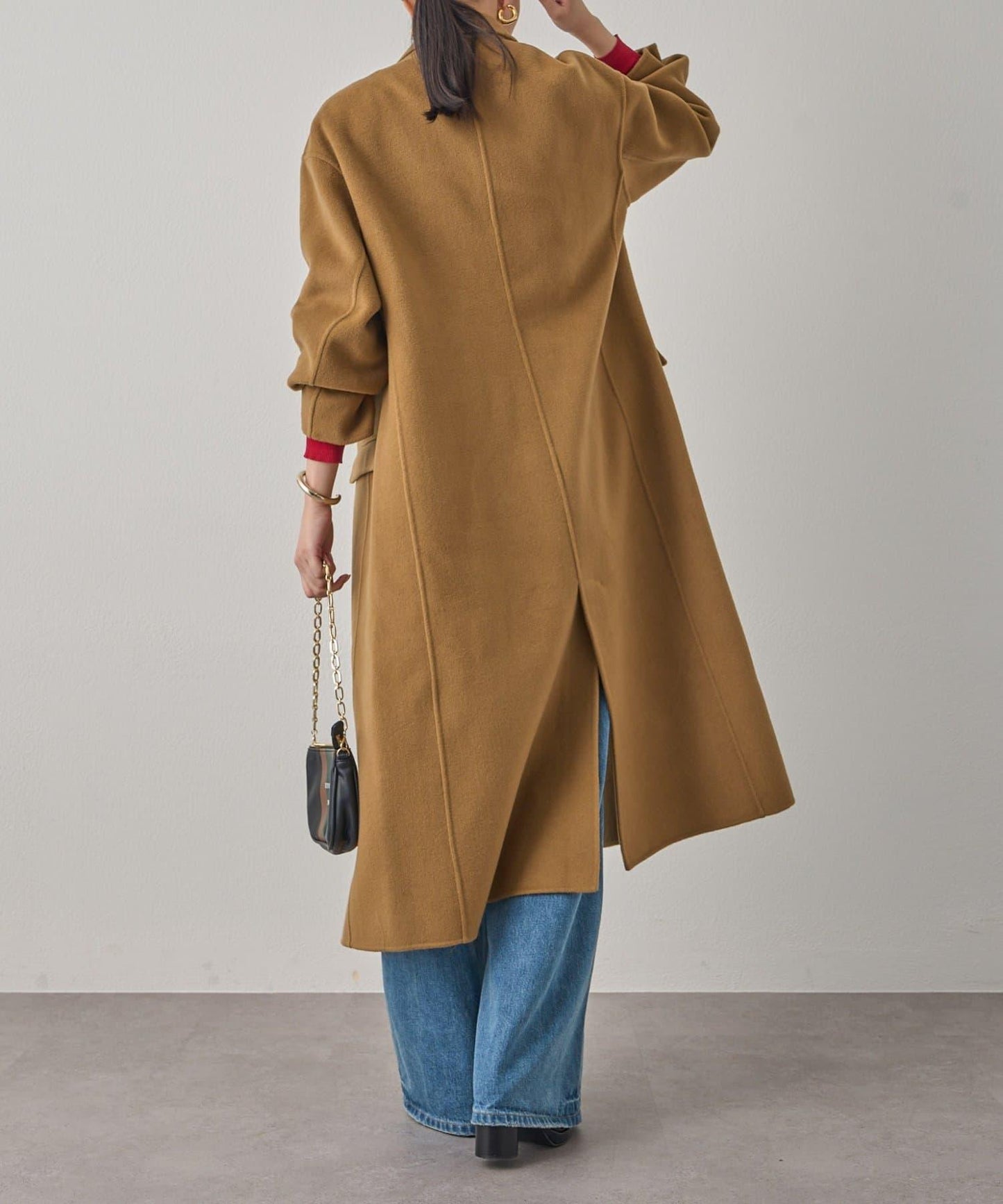 駁領雙面呢大衣