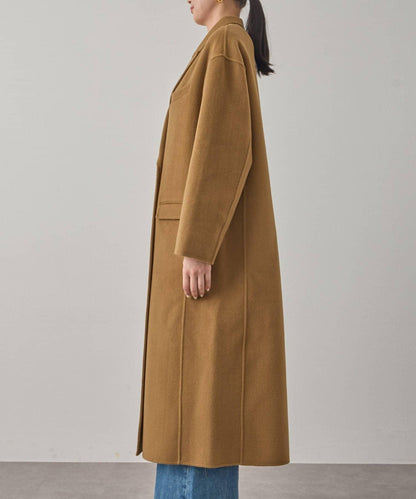 駁領雙面呢大衣