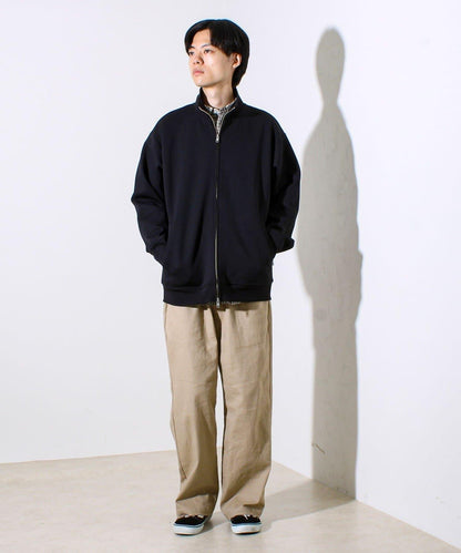 【全方向混色針織】駕駛員夾克