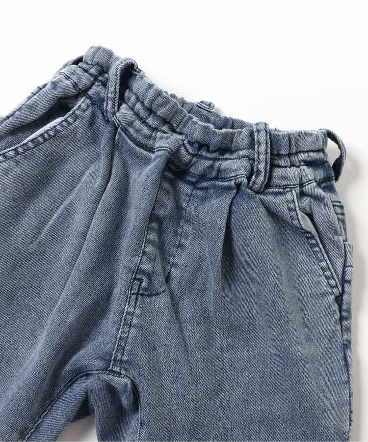 柔軟輕便打褶長褲 10分丈