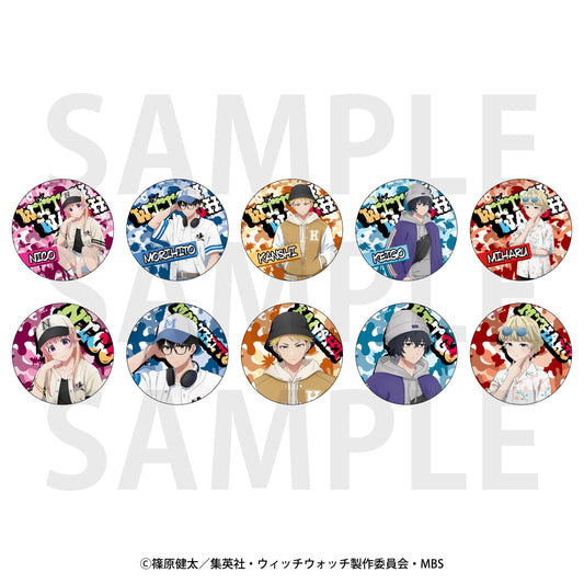 WITCH WATCH 金屬徽章 盲盒 街頭風格限定插畫款（共10款）【BOX／10個裝】