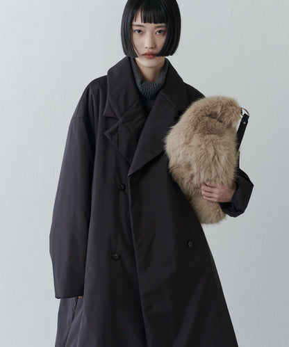 【ETHERMALOFT(R)】2WAY領中棉長款大衣