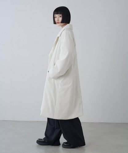 【ETHERMALOFT(R)】2WAY領中棉長款大衣